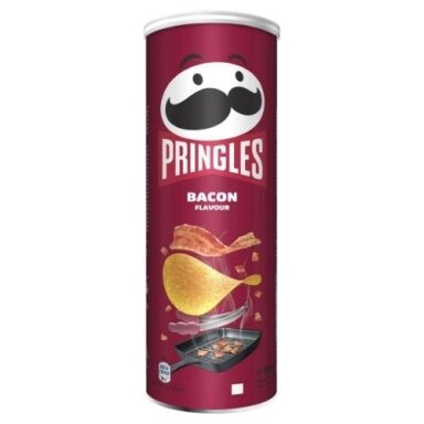 Užkandis PRINGLES Bacon, 165g Užkandis PRINGLES Bacon, 165g