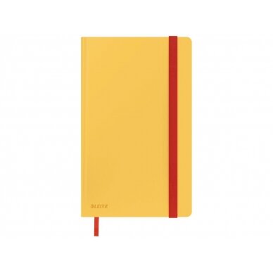 Užrašų knygelė LEITZ COSY A5, 80 lapų, langeliais, geltona