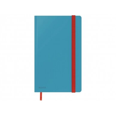 Užrašų knygelė LEITZ COSY A5, 80 lapų, langeliais, mėlyna