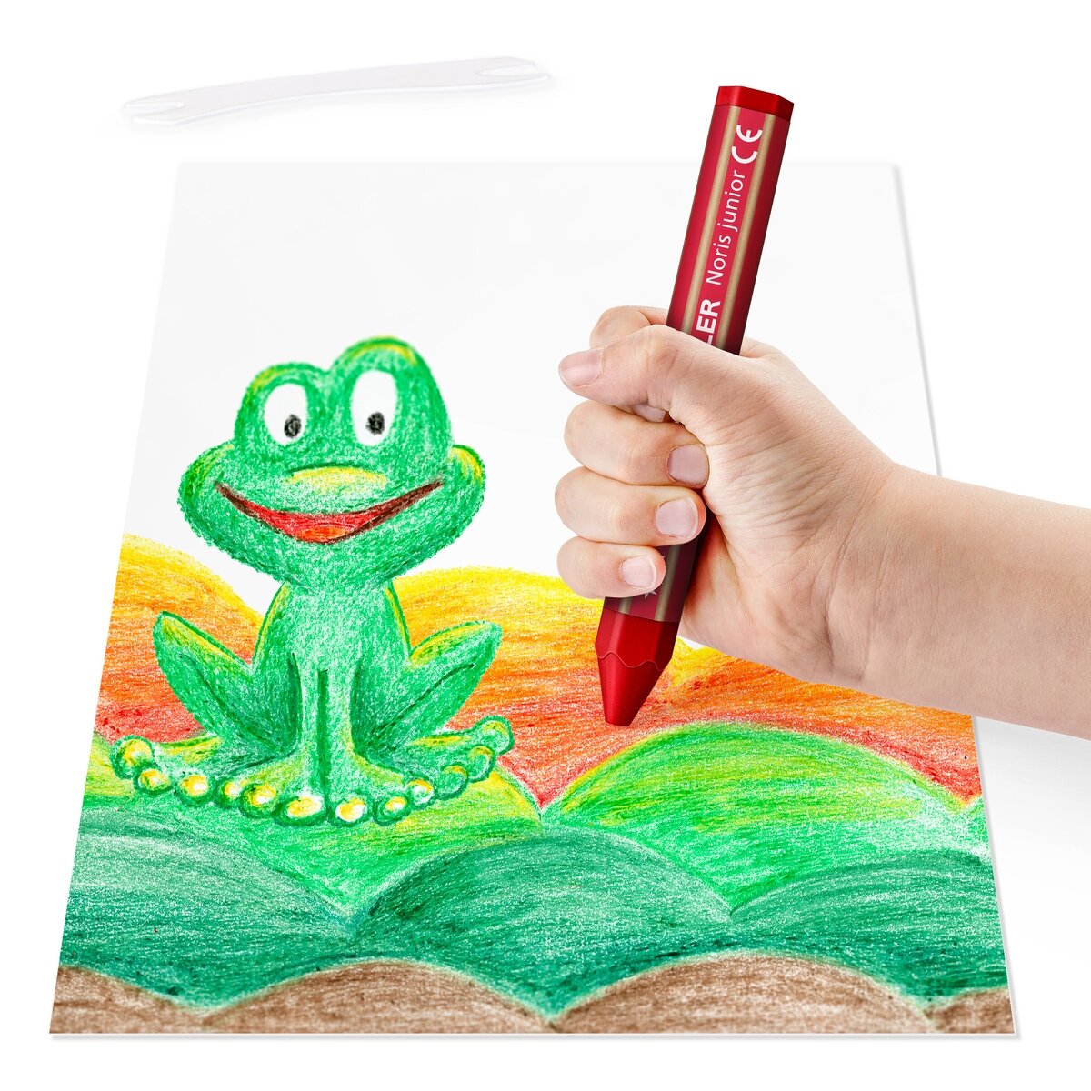 Vaškinės kreidelės STAEDTLER Noris Junior, 6 vnt. 2 Vaškinės kreidelės STAEDTLER Noris Junior, 6 vnt. 2