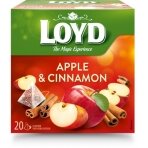 Vaisinė arbata LOYD, obuolių ir cinamono skonio, 20 x 2,5g