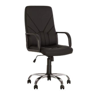 Vadovo kėdė  NOWY STYL MANAGER Tilt CHR68, dirbtinė oda, ECO-30 juoda 1