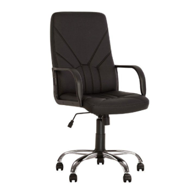 Vadovo kėdė NOWY STYL MANAGER TILT, oda, SP-A, juoda sp. Vadovo kėdė NOWY STYL MANAGER TILT, oda, SP-A, juoda sp.
