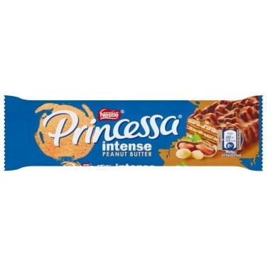 Vaflinis batonėlis PRINCESSA, riešutų sviesto skonio, 31g