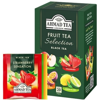 Vaisinė arbata AHMAD FRUIT SELECTION, 20 arbatos pakelių po 2 g