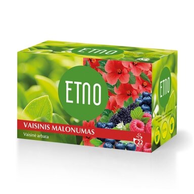 Vaisinė arbata ETNO VAISINIS MALONUMAS, 22 x 1,5 g Vaisinė arbata ETNO VAISINIS MALONUMAS, 22 x 1,5 g