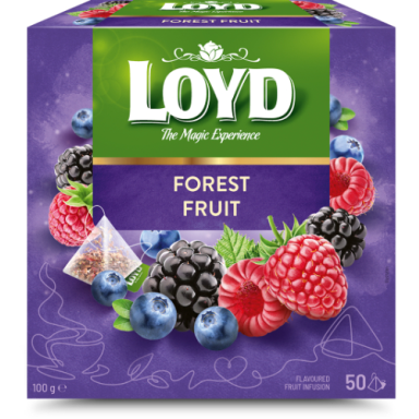 Vaisinė arbata LOYD, miško uogų skonio, 50 x 2g Vaisinė arbata LOYD, miško uogų skonio, 50 x 2g