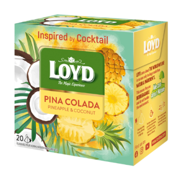 Vaisinė arbata LOYD, pina colada skonio, 20 x 1.7g Vaisinė arbata LOYD, pina colada skonio, 20 x 1.7g