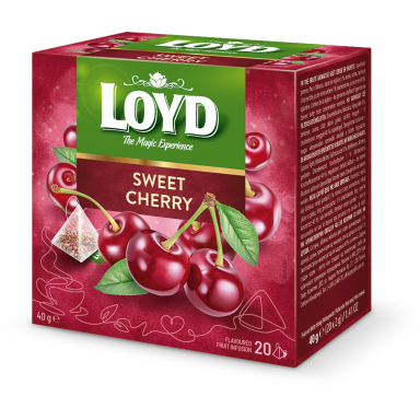Vaisinė arbata LOYD, vyšnių skonio, 20 x 2g