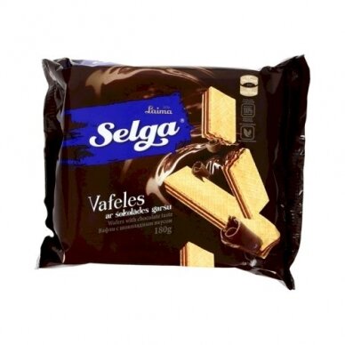 Vafliai SELGA, šokoladiniai, 180 g 1