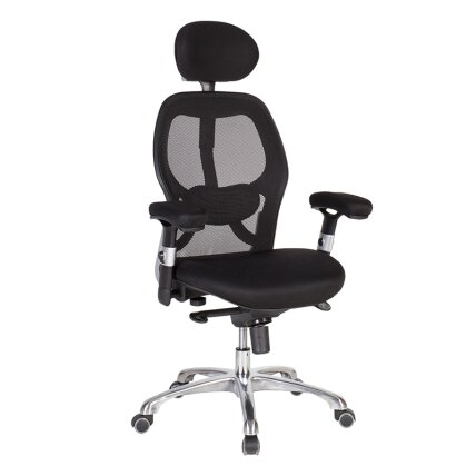 Vadovo kėdė OFFICE4YOU GAIOLA, chromuotas pagrindas, juoda sp. Vadovo kėdė OFFICE4YOU GAIOLA, chromuotas pagrindas, juoda sp.