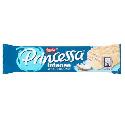Vaflinis batonėlis PRINCESSA, kokosų skonio, 30,5g Vaflinis batonėlis PRINCESSA, kokosų skonio, 30,5g