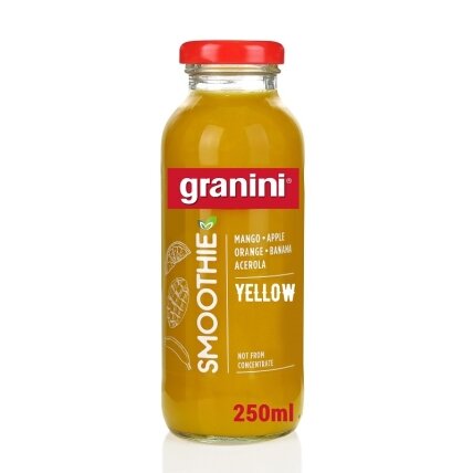 Vaisių kokteilis GRANINI Yellow, įvairių vaisių, 0,25 l Vaisių kokteilis GRANINI Yellow, įvairių vaisių, 0,25 l