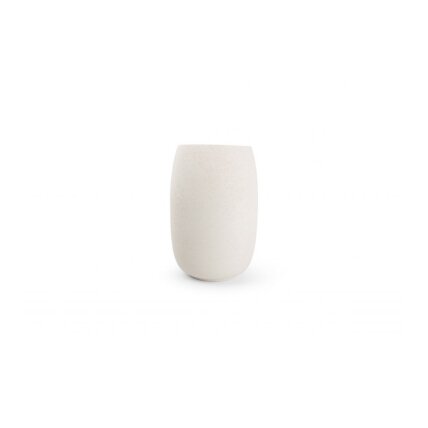 Vaza Bullet White, akmens masė, D 20 cm, H 30,5 cm, vnt
