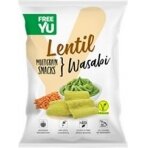 Veganiški lęšių traškučiai FREE YU, wasabi skonio, 70 g