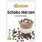 Veganiški šokoladiniai pabarstukai BIOVEGAN,  širdelių formos, 35 g, LT-EKO-001