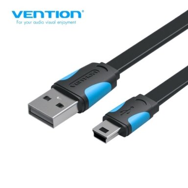 Vention VAS-A14-B200 Kabelis USB 2.0 A Male - USB 2.0 B Mini Male, 2 m Vention VAS-A14-B200 Kabelis USB 2.0 A Male - USB 2.0 B Mini Male, 2 m
