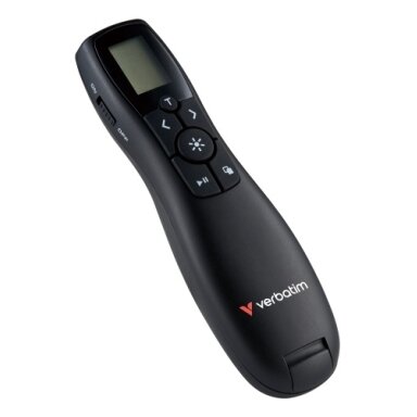 Verbatim 32364 Keynote Nuotolinio valdymo pultas su LCD ekranu ir raudonu lazeriniu žymekliu, Juoda Verbatim 32364 Keynote Nuotolinio valdymo pultas su LCD ekranu ir raudonu lazeriniu žymekliu, Juoda