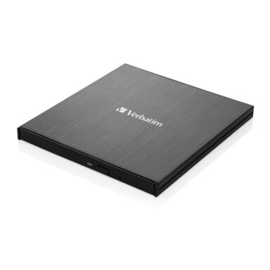 Verbatim 43886 External Slimline CD/DVD Writer Išorinis optinis įrenginys, USB-C/USB-A, Juoda Verbatim 43886 External Slimline CD/DVD Writer Išorinis optinis įrenginys, USB-C/USB-A, Juoda