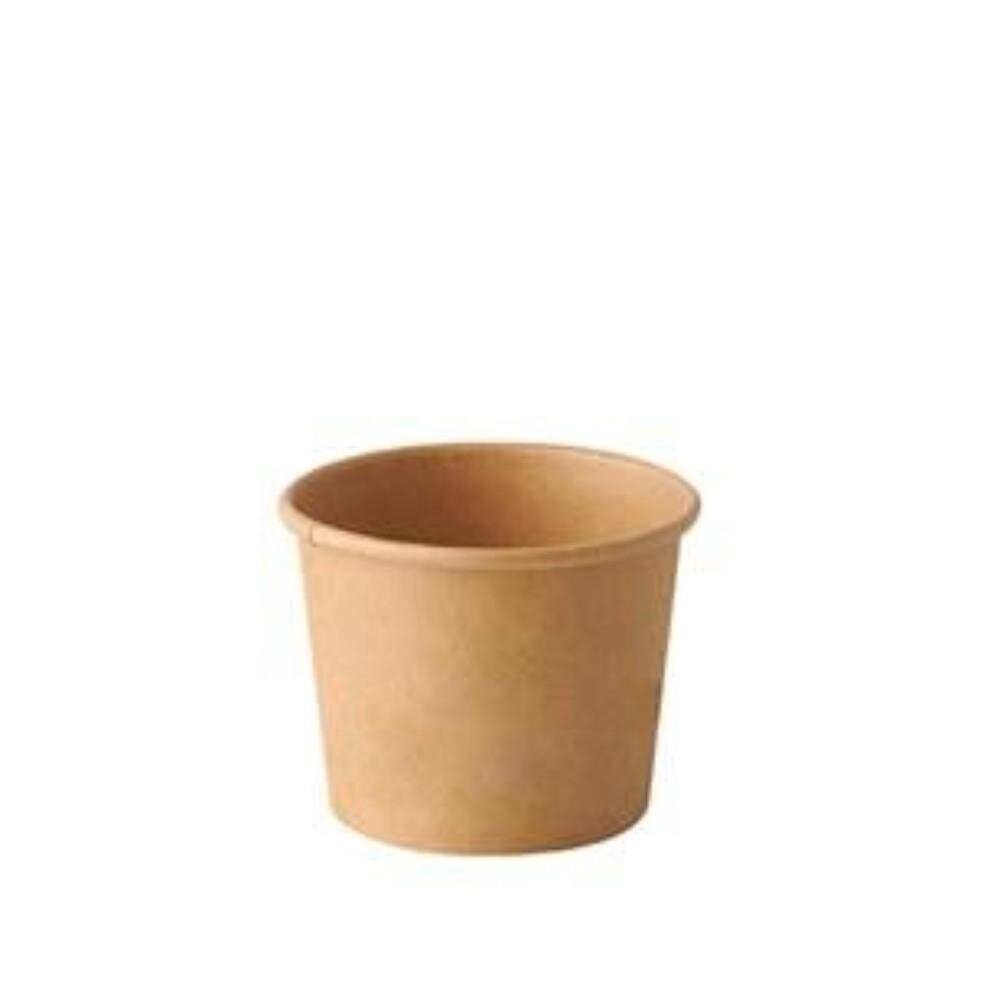 Vienkartinis indelis padažui KRAFT, popierius, 60 ml, D 6 cm, 50vnt 1