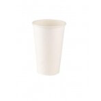 Vienkartiniai puodeliai, popieriniai, balti, 118 ml, D 63 mm,  50 vnt.
