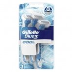 Vienkartiniai skustuvai Gillette BLUE 3 Cool, 3 vnt.