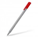 Vienkartinis rašiklis STAEDTLER TRIPLUS FINELINER 334, 0,3 mm, raudona