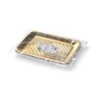 Vienkartinis tortinės padėklas KADO, auksinis, 27x19 cm, 10 vnt