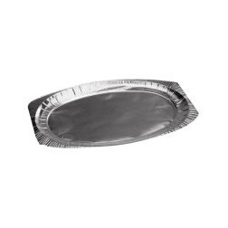Vienkartinis padėklas, aliuminis, ovalus, 54,5x34,9 cm, 15 vnt Vienkartinis padėklas, aliuminis, ovalus, 54,5x34,9 cm, 15 vnt