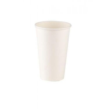 Vienkartiniai puodeliai, popieriniai, balti, 118 ml, D 63 mm,  50 vnt.
