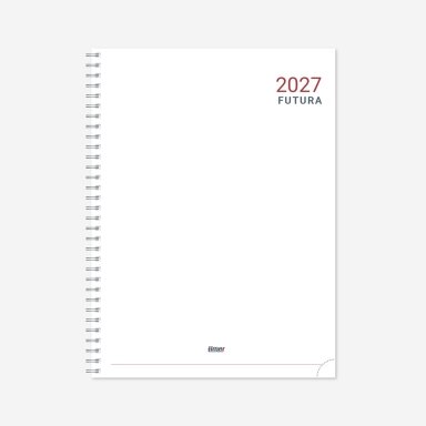Vidaus blokas kalendoriui FUTURA Spirex 2027, A4 Vidaus blokas kalendoriui FUTURA Spirex 2027, A4