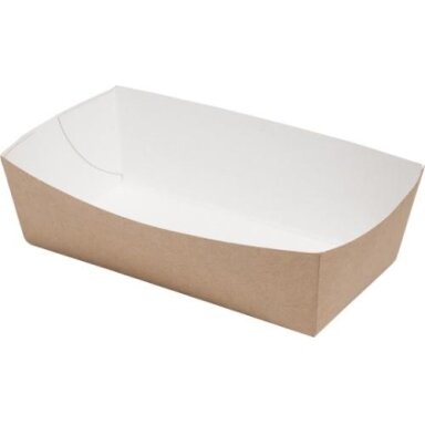 Vienkartinė dėžutė maistui KRAFT, popierius, 14 x 7 x 4 , 5 cm, 100 vnt Vienkartinė dėžutė maistui KRAFT, popierius, 14 x 7 x 4 , 5 cm, 100 vnt