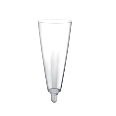 Vienkartinė taurė, FLUTE, 160/100 ml, skaidri, be kojelės, 20 vnt. Vienkartinė taurė, FLUTE, 160/100 ml, skaidri, be kojelės, 20 vnt.