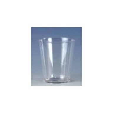 Vienkartinės taurelės 40 ml, 4.5 x 5. cm, 40 vnt., skaidrios