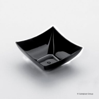 Vienkartiniai furšetiniai indeliai SQUARE, PS, juodi, 90 ml, 7 x 7 cm, H 3,5 cm, 25 vnt. Vienkartiniai furšetiniai indeliai SQUARE, PS, juodi, 90 ml, 7 x 7 cm, H 3,5 cm, 25 vnt.