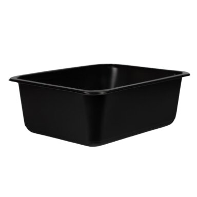 Vienkartiniai indeliai, užlydomi, juoda, PP, 227 x 178 x 80 mm, 320 vnt Vienkartiniai indeliai, užlydomi, juoda, PP, 227 x 178 x 80 mm, 320 vnt