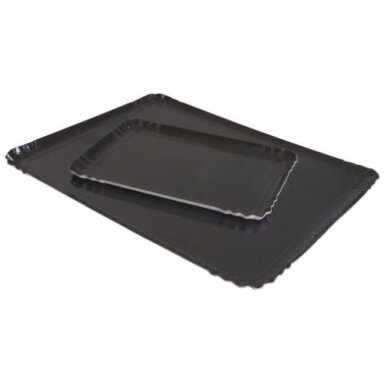 Vienkartiniai padėklai CATERING, juodos sp., 42 x 28 cm, 25 vnt. Vienkartiniai padėklai CATERING, juodos sp., 42 x 28 cm, 25 vnt.