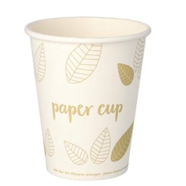Vienkartiniai puodeliai, popierius, 200 ml, D 8 cm, 50 vnt Vienkartiniai puodeliai, popierius, 200 ml, D 8 cm, 50 vnt