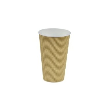 Vienkartiniai puodeliai RIPPLE, popierius/PE, 473 ml, D90 mm, 25 vnt. Vienkartiniai puodeliai RIPPLE, popierius/PE, 473 ml, D90 mm, 25 vnt.