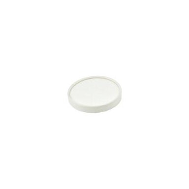 Vienkartinis dangtelis B'Green White 500 ml sriubos indeliams, popierius/PE, D 96 mm, 25 vnt Vienkartinis dangtelis B'Green White 500 ml sriubos indeliams, popierius/PE, D 96 mm, 25 vnt