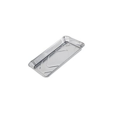 Vienkartinis indas, GN 1/1, aliuminis, 6,8 l, 52,7 x 32,5 x H 5,1 cm, 15 vnt Vienkartinis indas, GN 1/1, aliuminis, 6,8 l, 52,7 x 32,5 x H 5,1 cm, 15 vnt