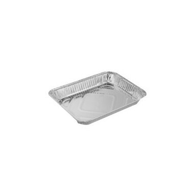 Vienkartinis indas, GN 1/2, aliuminis, 2,4 l, 32,5 x 26,2 x H 4,8 cm, 10 vnt Vienkartinis indas, GN 1/2, aliuminis, 2,4 l, 32,5 x 26,2 x H 4,8 cm, 10 vnt