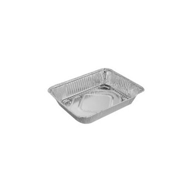 Vienkartinis indas, GN 1/2, aliuminis, 3,6 l, 32,5 x 26,3 x H 6,5 cm, 10 vnt