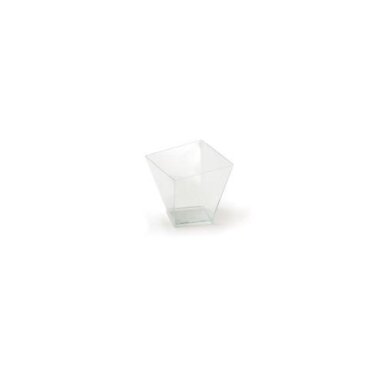 Vienkartinis indelis CHARME, skaidrus, PS, 180 ml, 7,2 x 7,2 x H 7,6 cm, 40 vnt Vienkartinis indelis CHARME, skaidrus, PS, 180 ml, 7,2 x 7,2 x H 7,6 cm, 40 vnt