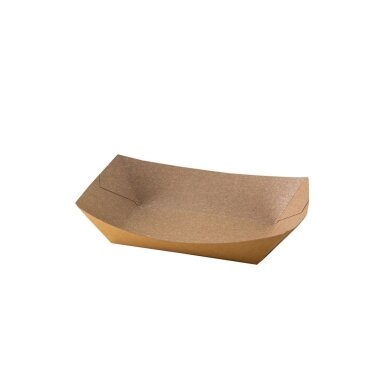 Vienkartinis indelis maistui BOAT Kraft, kartonas, 21,6 x 14 x H 5,1 cm, 125 vnt. Vienkartinis indelis maistui BOAT Kraft, kartonas, 21,6 x 14 x H 5,1 cm, 125 vnt.
