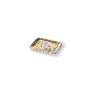 Vienkartinis tortinės padėklas KADO, auksinis, 27x19 cm, 10 vnt