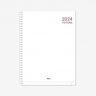 Vidaus blokas kalendoriui FUTURA Spirex 2024, A4