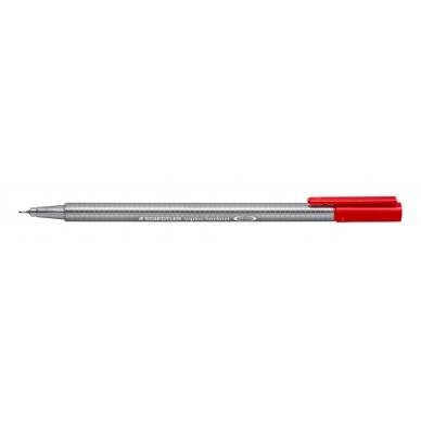 Vienkartinis rašiklis STAEDTLER TRIPLUS FINELINER 334, 0,3 mm, raudona 3