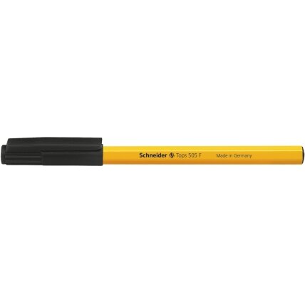 Vienkartinis tušinukas SCHNEIDER TOPS 505, 0,8 mm, juodas tušas 1 Vienkartinis tušinukas SCHNEIDER TOPS 505, 0,8 mm, juodas tušas 1