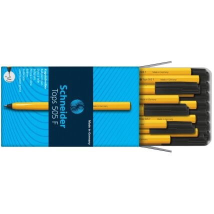 Vienkartinis tušinukas SCHNEIDER TOPS 505, 0,8 mm, juodas tušas 3 Vienkartinis tušinukas SCHNEIDER TOPS 505, 0,8 mm, juodas tušas 3